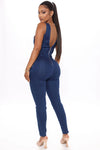 Denim Jumpsuit - Dark Wash