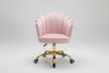 Velvet Schelp Bureaustoel