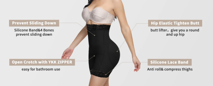 Butt Lifter Shapewear Short - Black