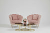 Velvet Schelp Fauteuil