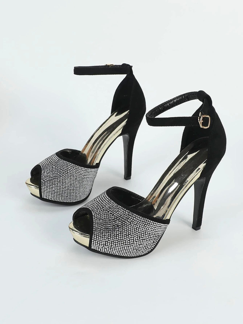Platform Strass Heels