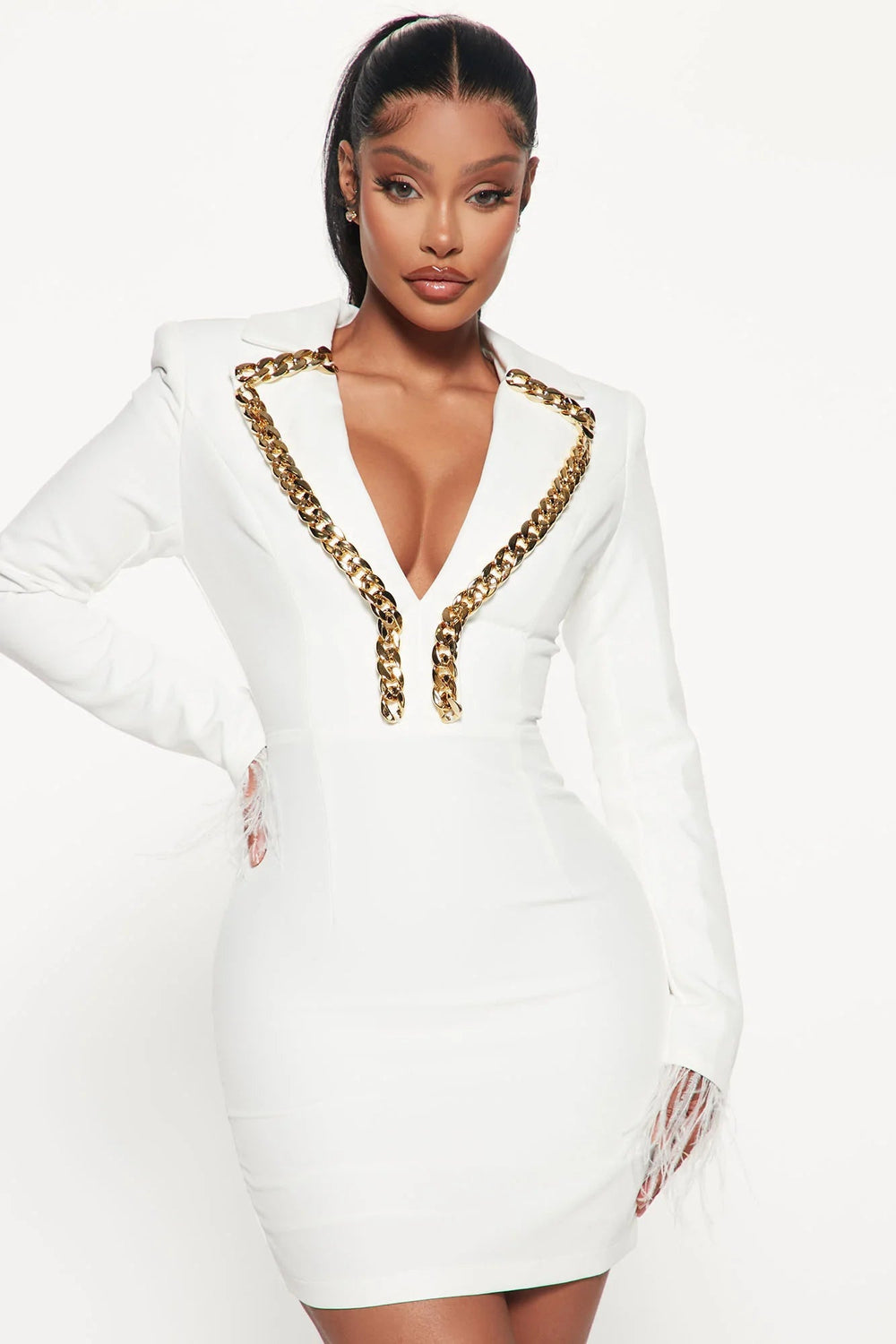 Office Blazer Mini Dress