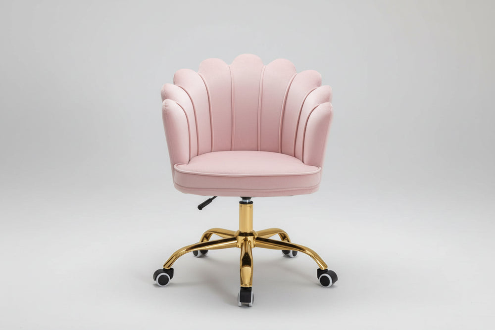 Velvet Schelp Bureaustoel